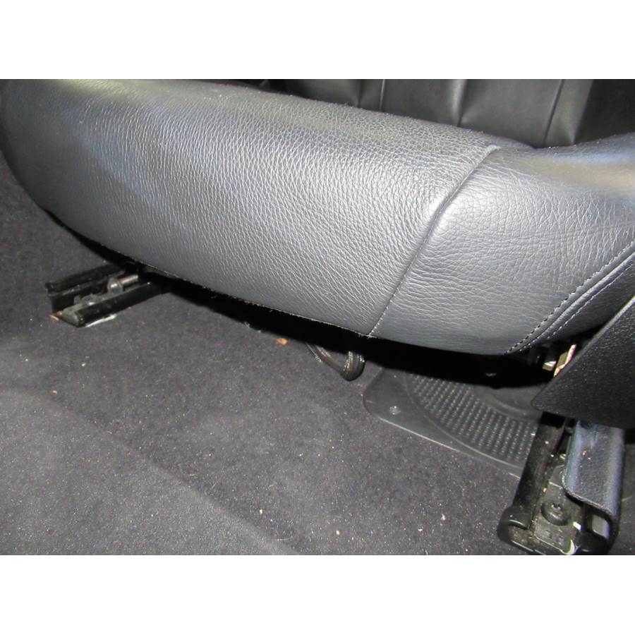 2013 BMW 3 Series Under front seat speaker location