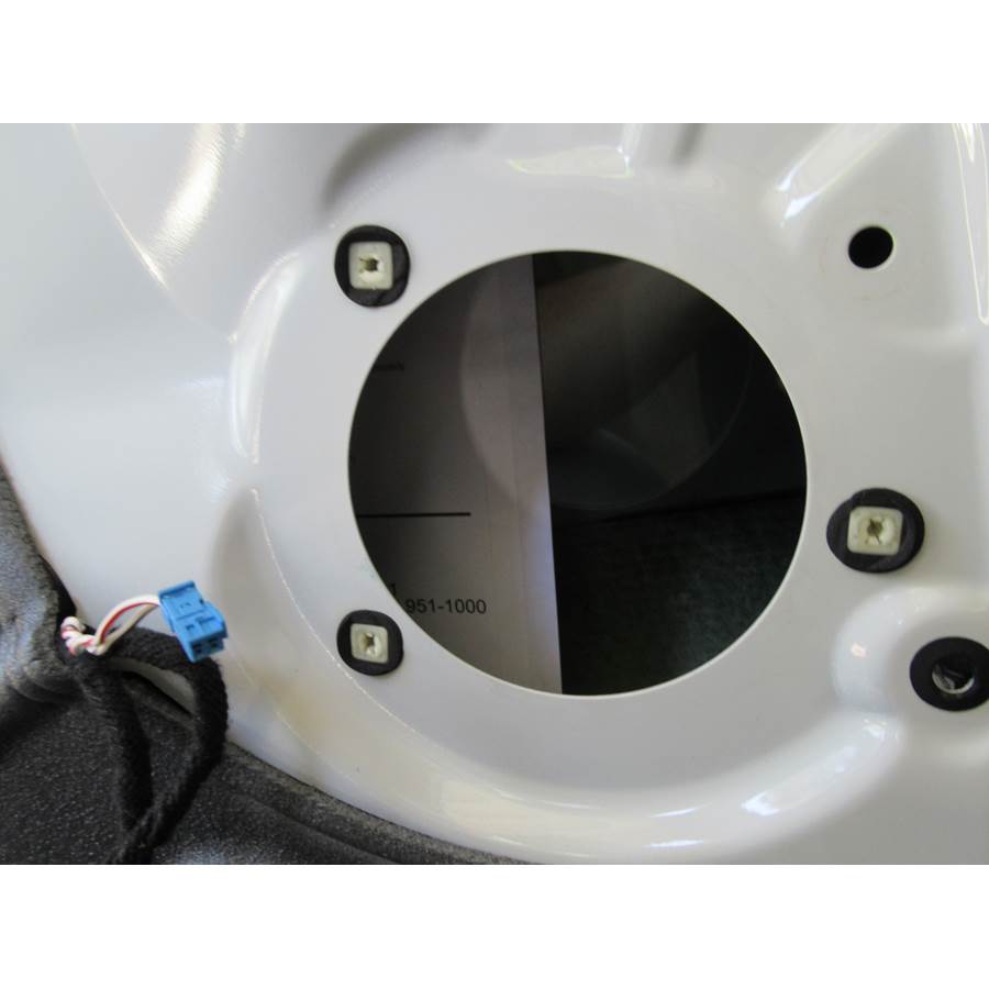 2014 BMW 3 Series Rear door speaker removed