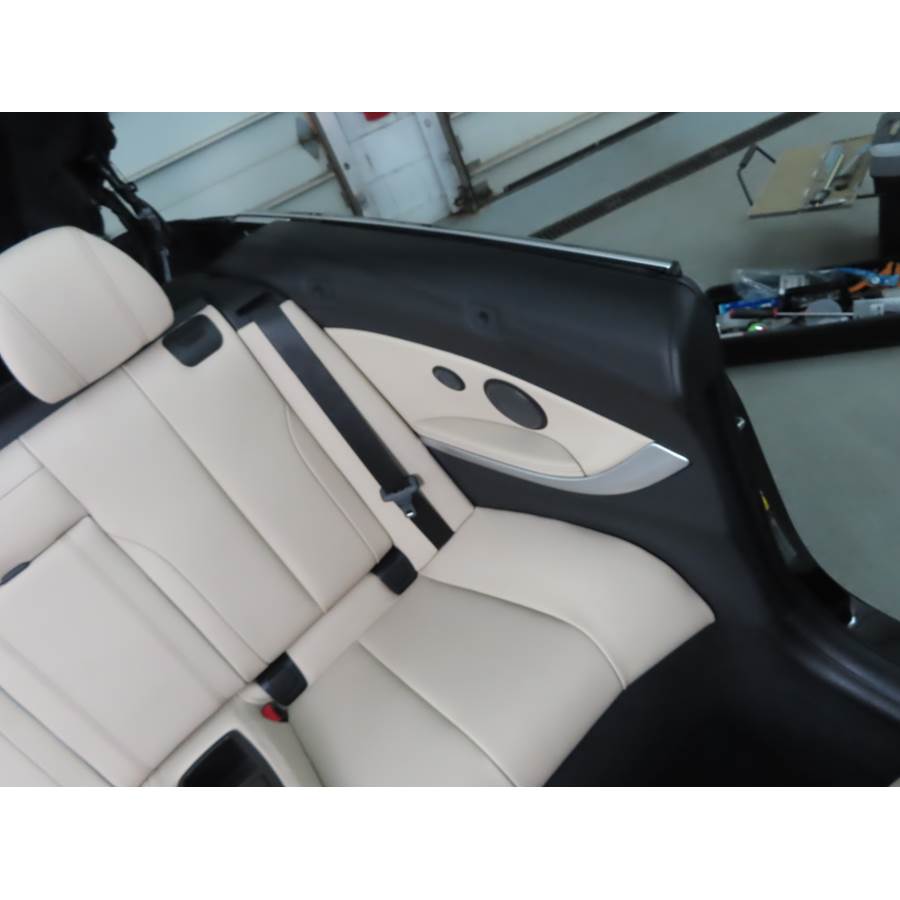 2018 BMW 4 Series Rear side panel speaker location