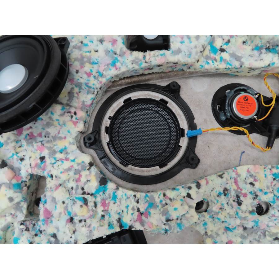 2016 BMW 4 Series Rear side panel speaker removed