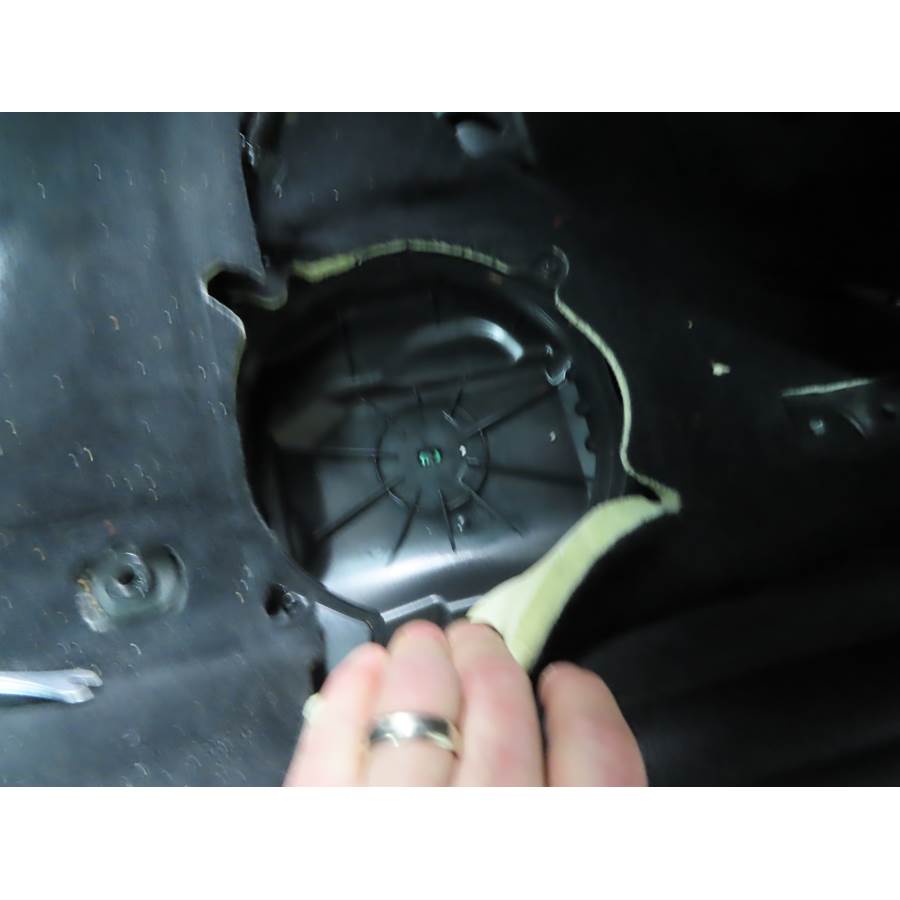 2016 BMW 4 Series Under front seat speaker removed