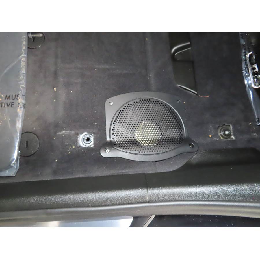 2021 BMW 5 Series Under front seat speaker location