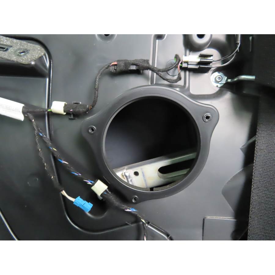 2014 BMW i3 Rear door woofer removed