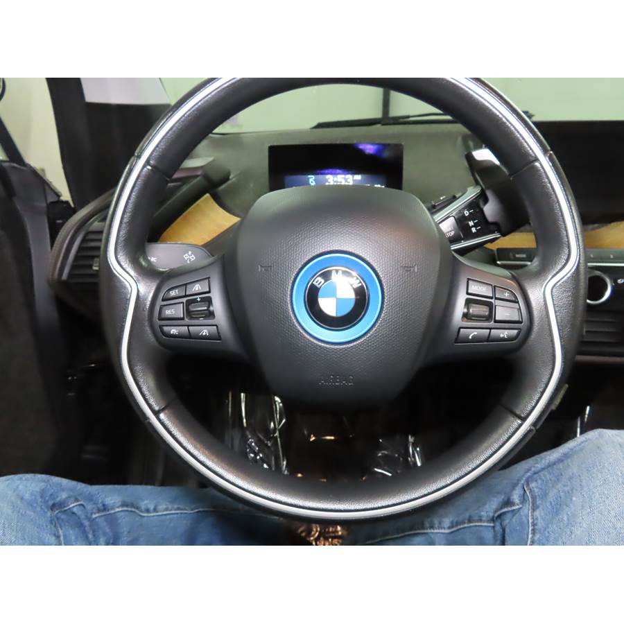 2016 BMW i3 Steering wheel audio controls