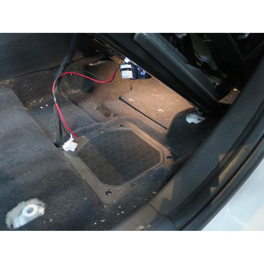 2020 BMW X2 Under front seat speaker location