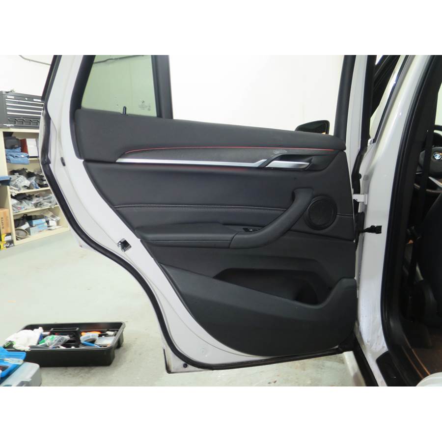 2021 BMW X2 Rear door speaker location