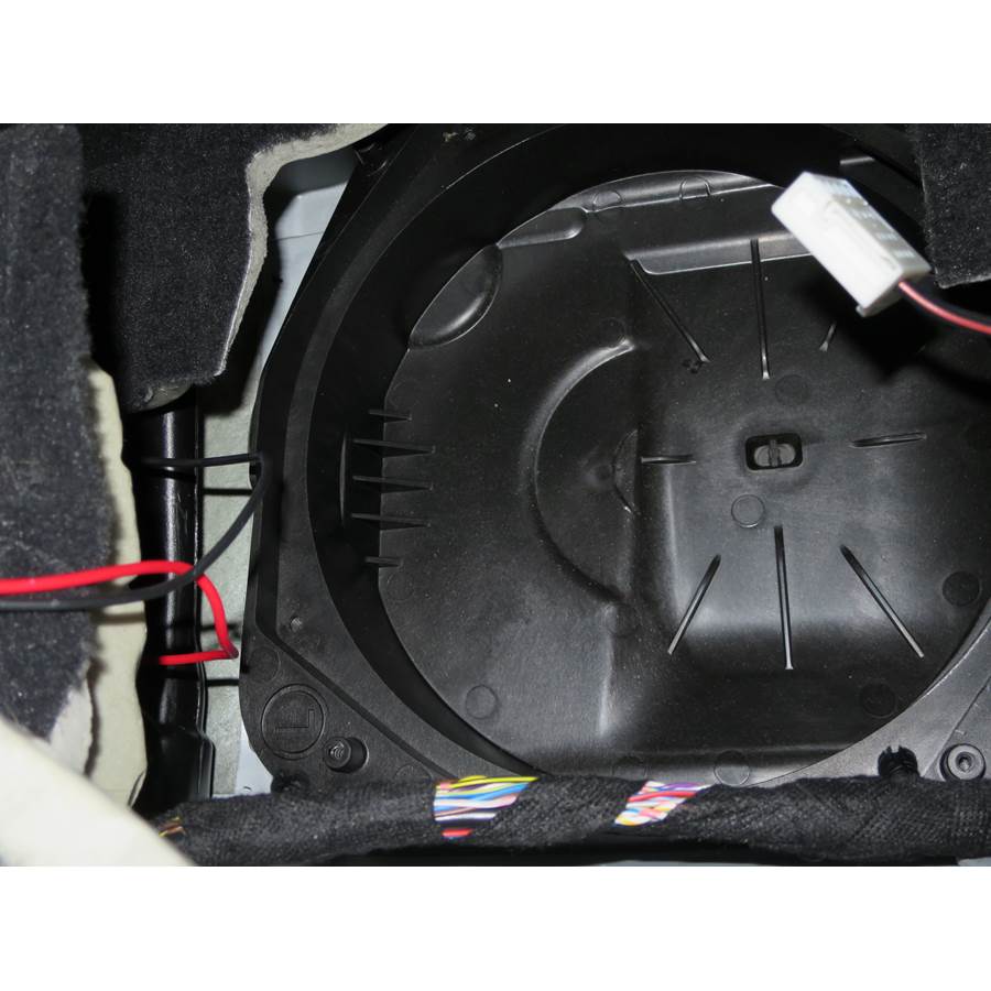 2021 BMW X2 Under front seat speaker removed