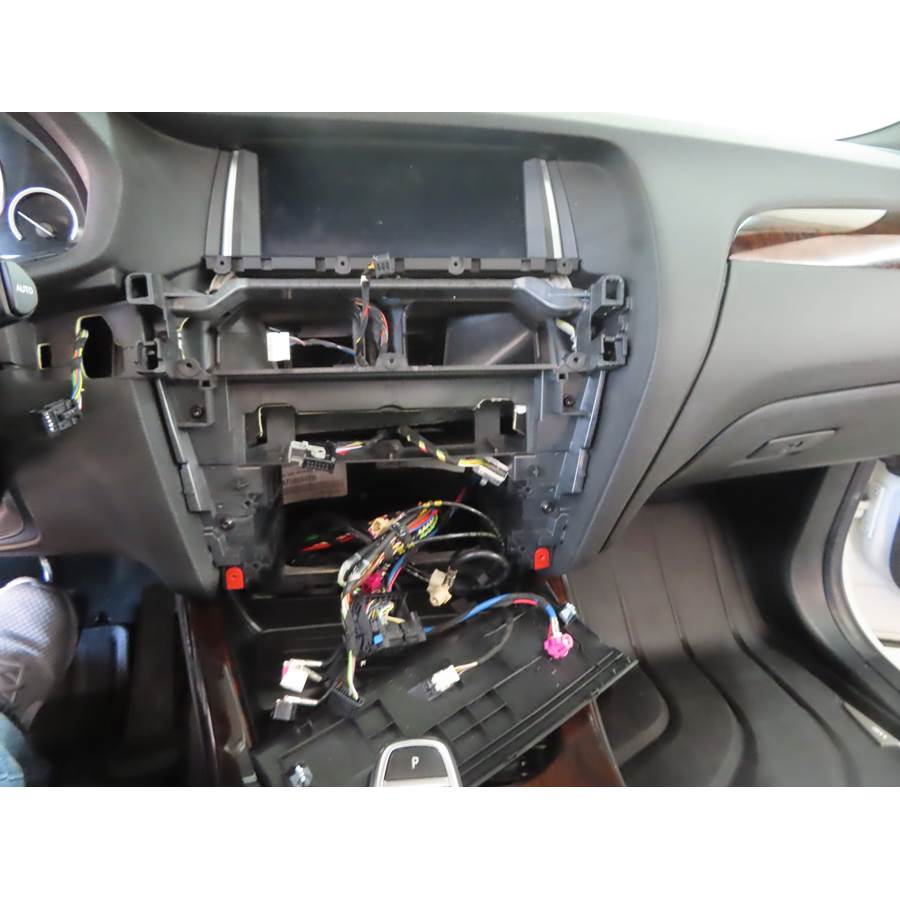 2015 BMW X4 Factory radio removed
