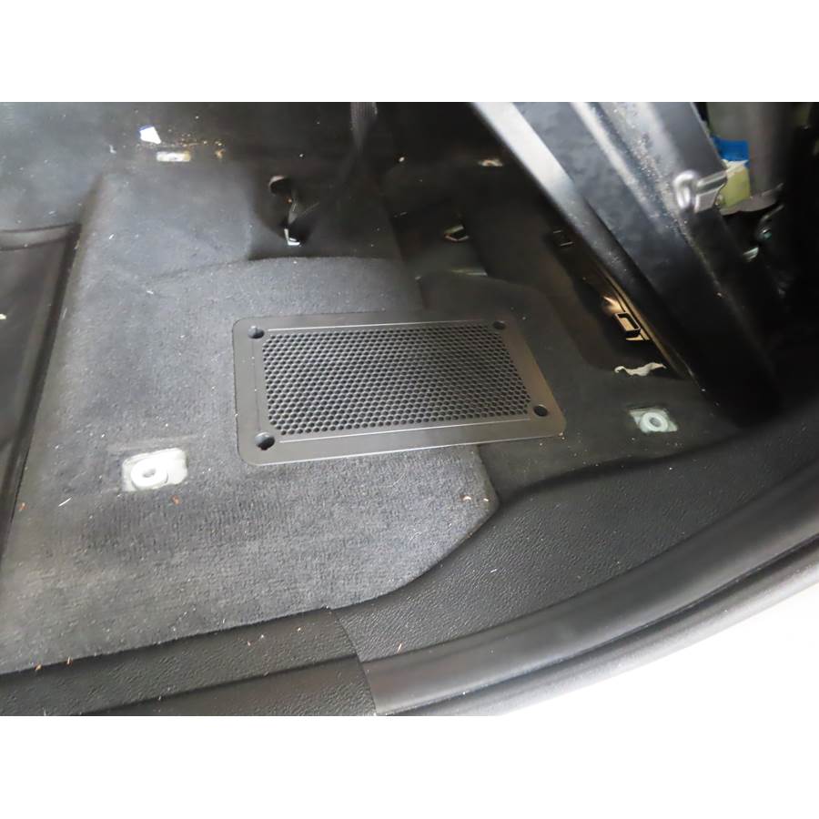 2015 BMW X4 Under front seat speaker location