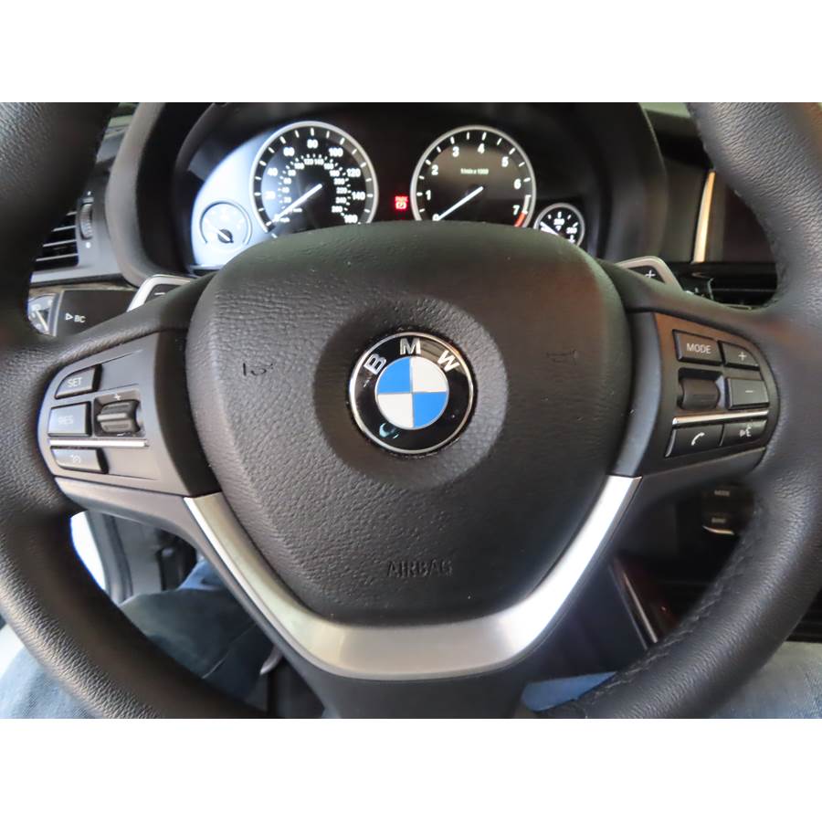 2016 BMW X4 Steering wheel audio controls