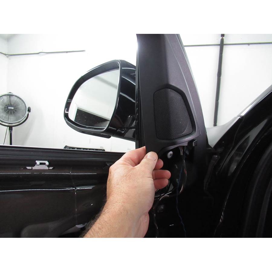 2014 BMW X5 Front door tweeter location