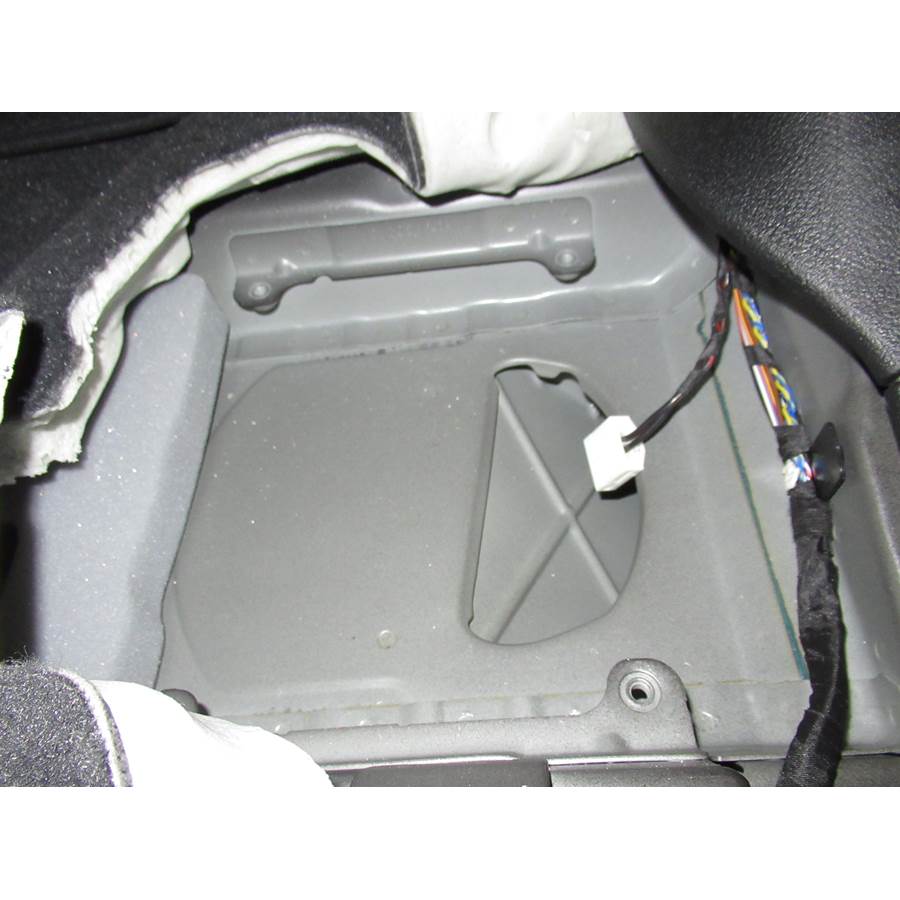 2018 BMW X5 Under front seat speaker removed
