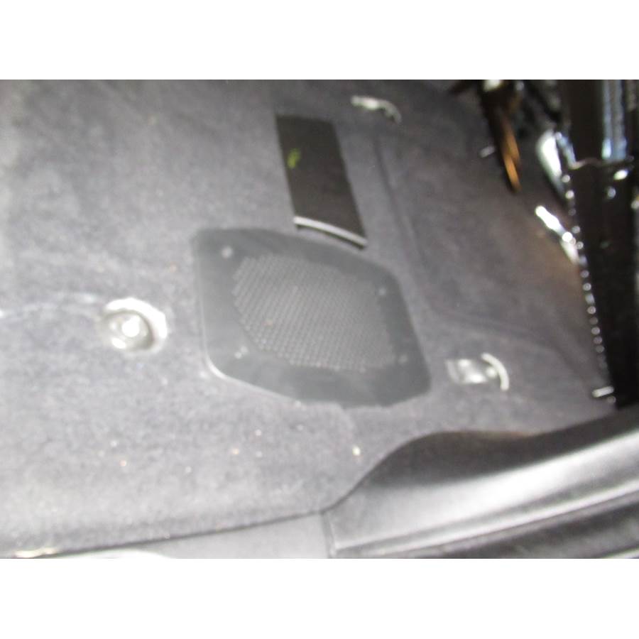 2018 BMW X5 Under front seat speaker location