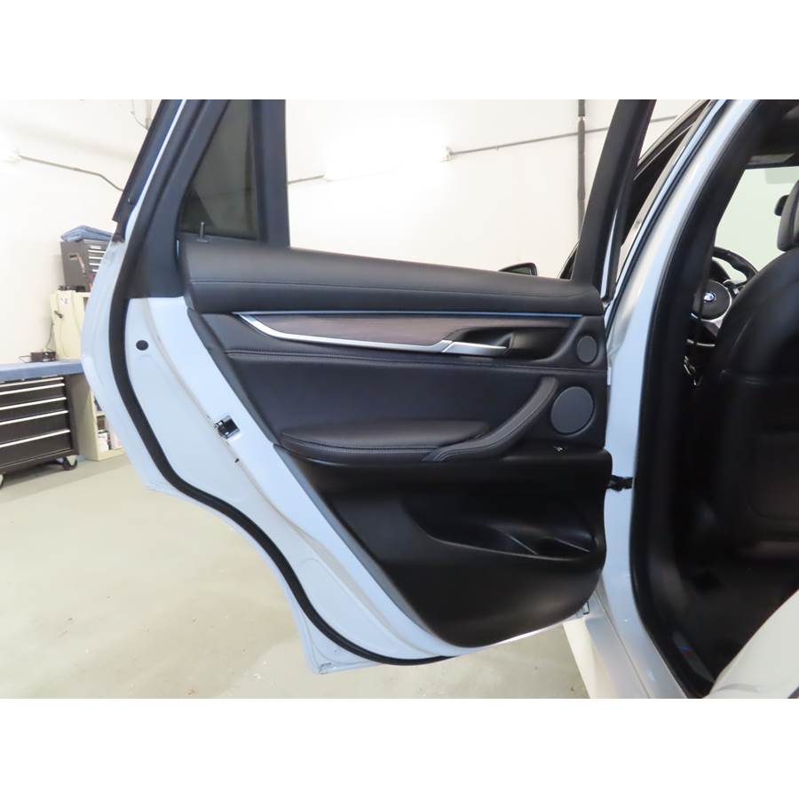 2015 BMW X6 Rear door speaker location