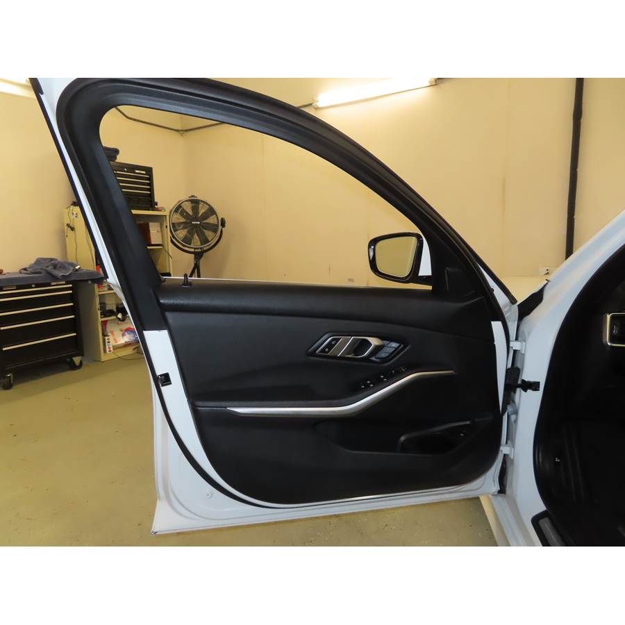 2021 BMW 3 Series Front door speaker location