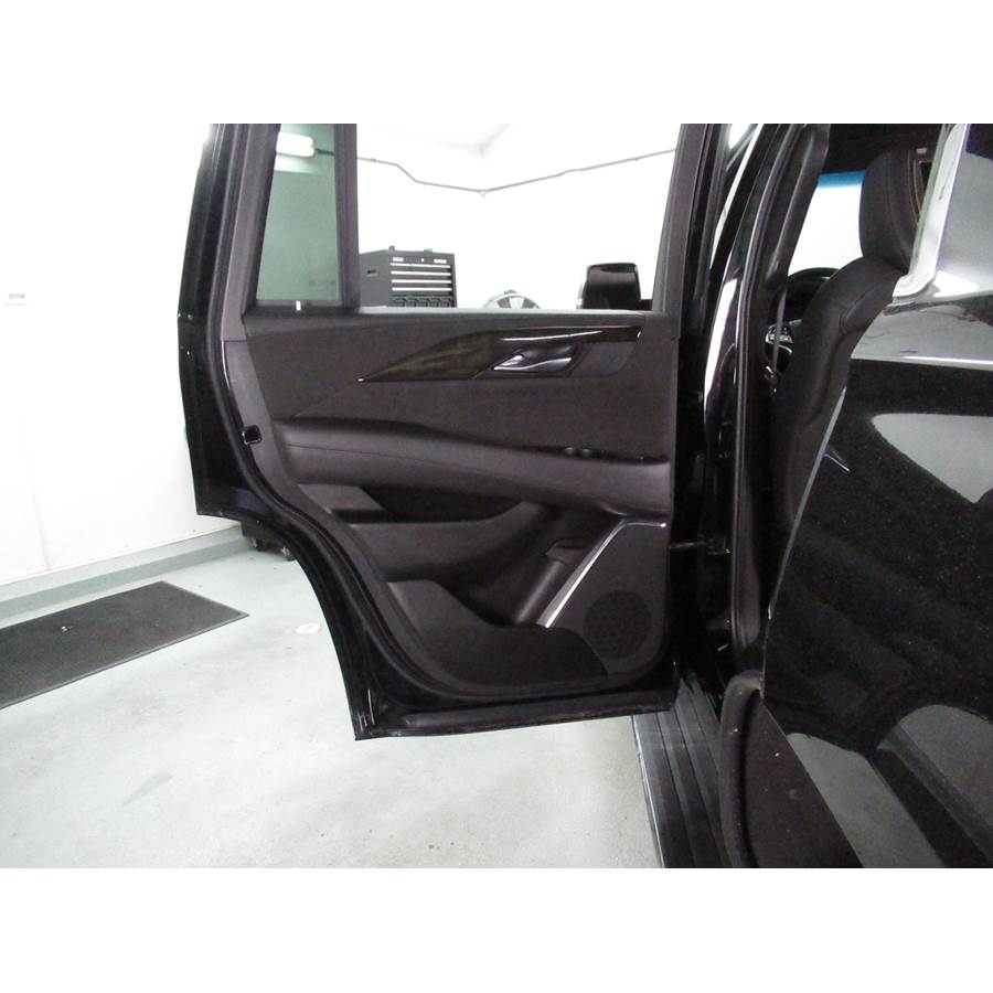 2017 Cadillac Escalade Rear door speaker location