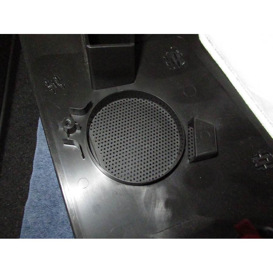 2017 Cadillac Escalade Rear pillar speaker removed