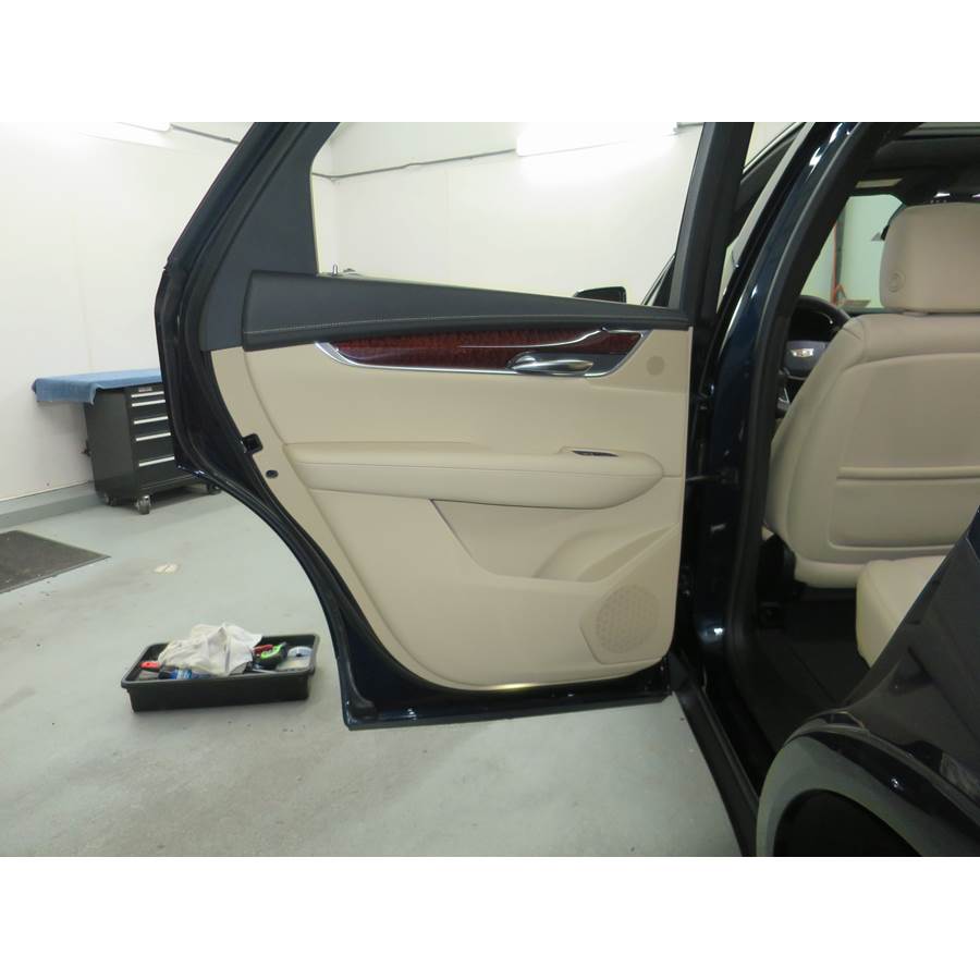 2017 Cadillac XT5 Rear door speaker location