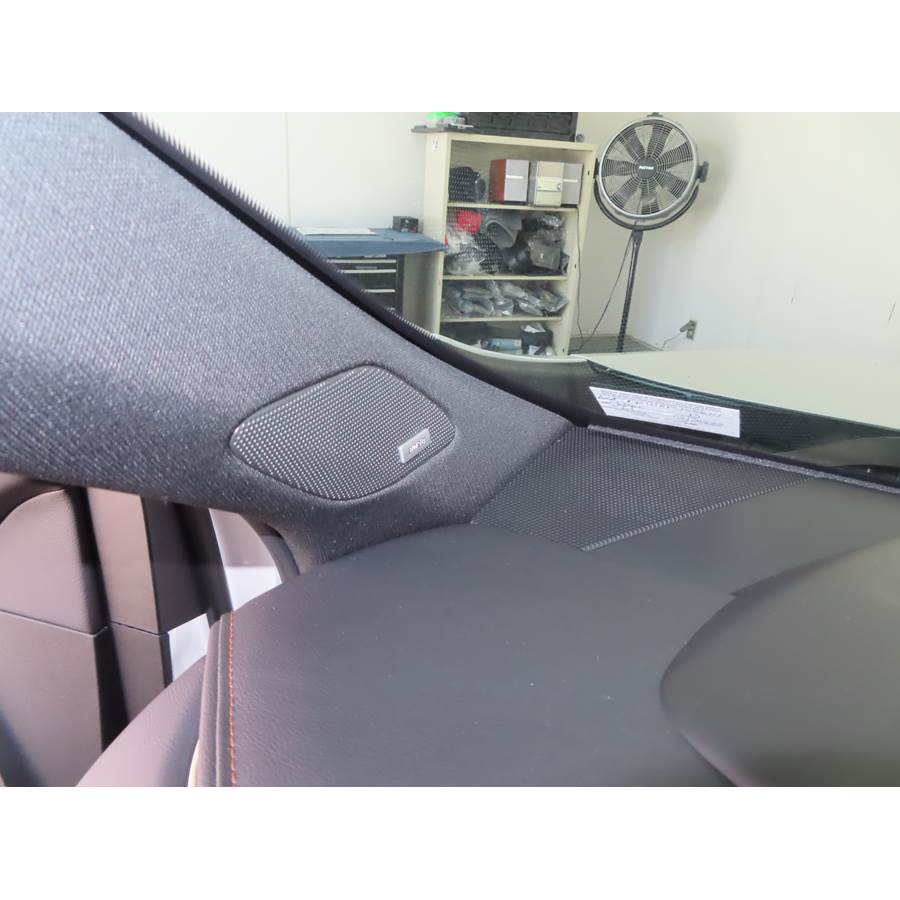2022 Cadillac XT4 Front pillar speaker location