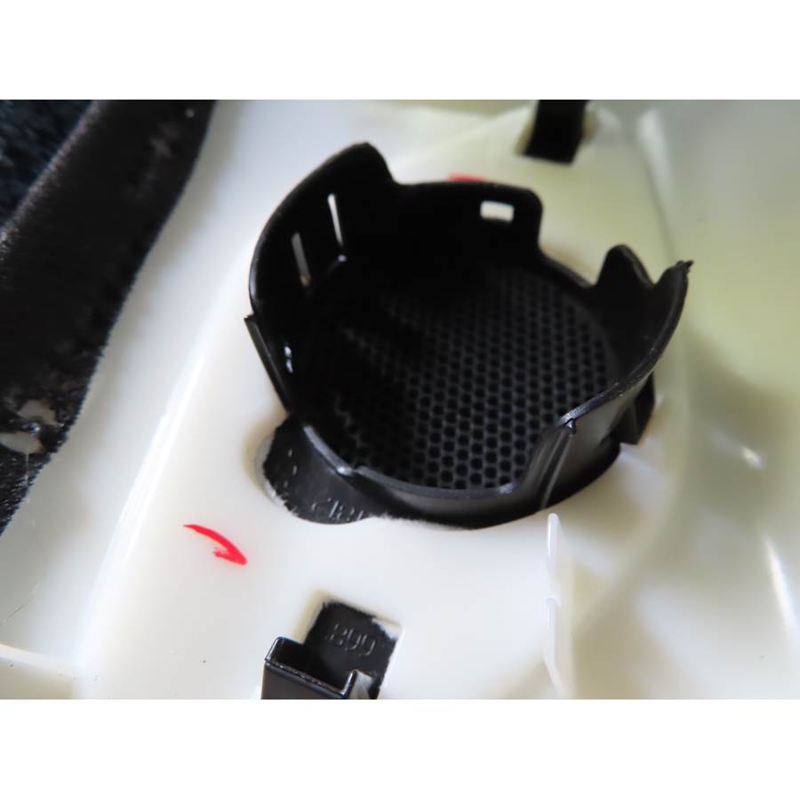 2024 Cadillac CT4 Front pillar speaker removed