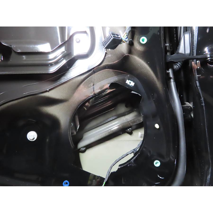 2021 Cadillac CT4 Rear door woofer removed