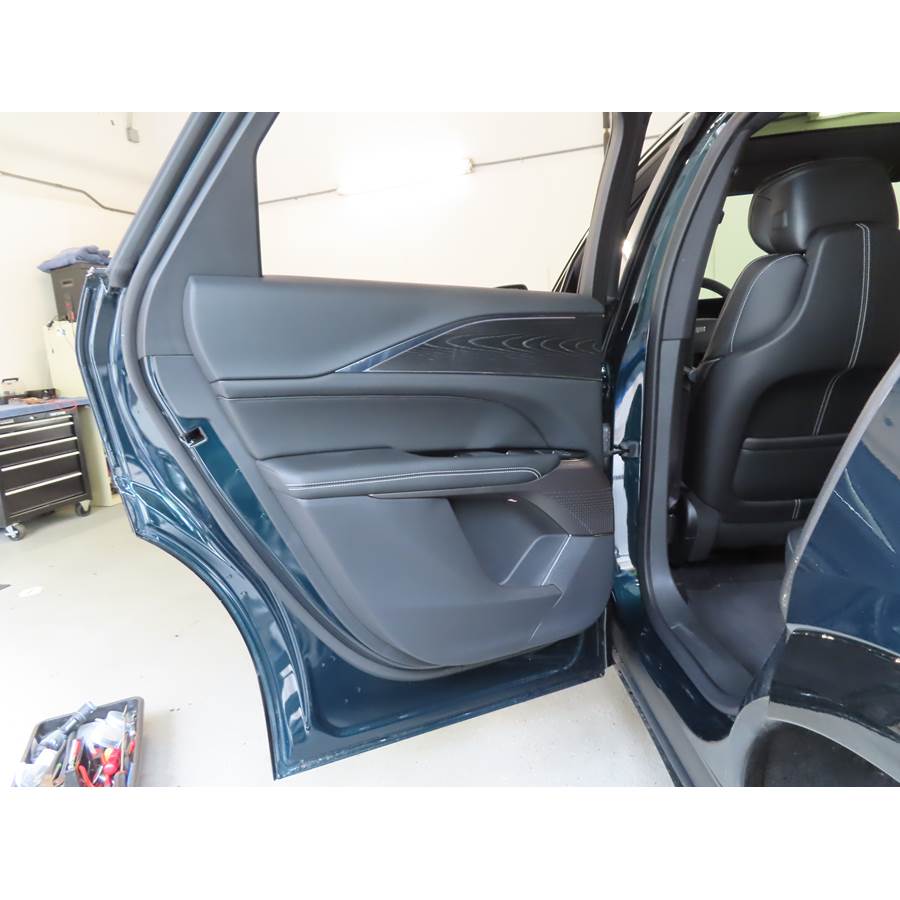2024 Cadillac Lyriq Rear door speaker location