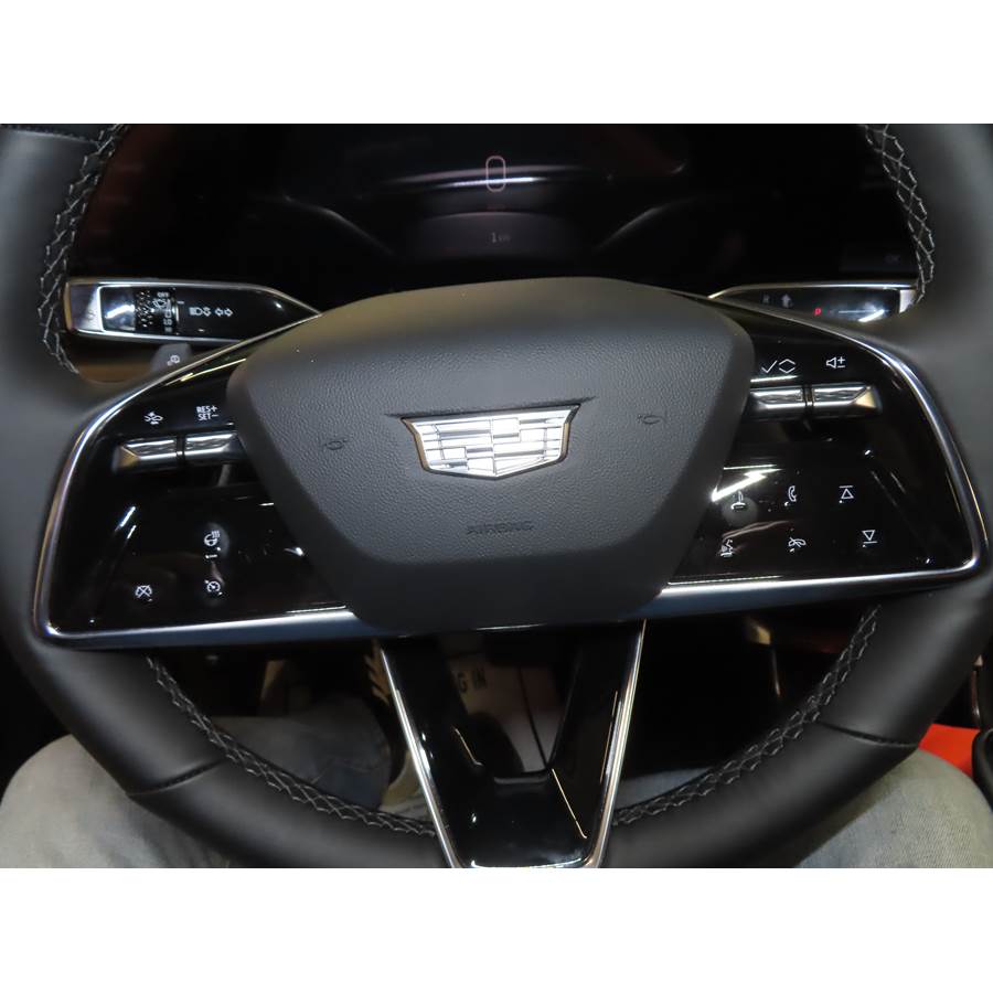 2024 Cadillac Lyriq Steering wheel audio controls