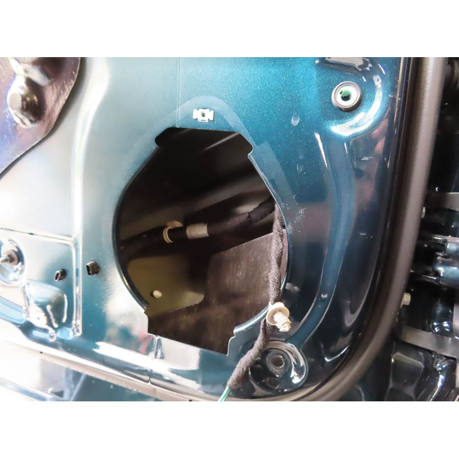 2025 Cadillac Lyriq Rear door woofer removed
