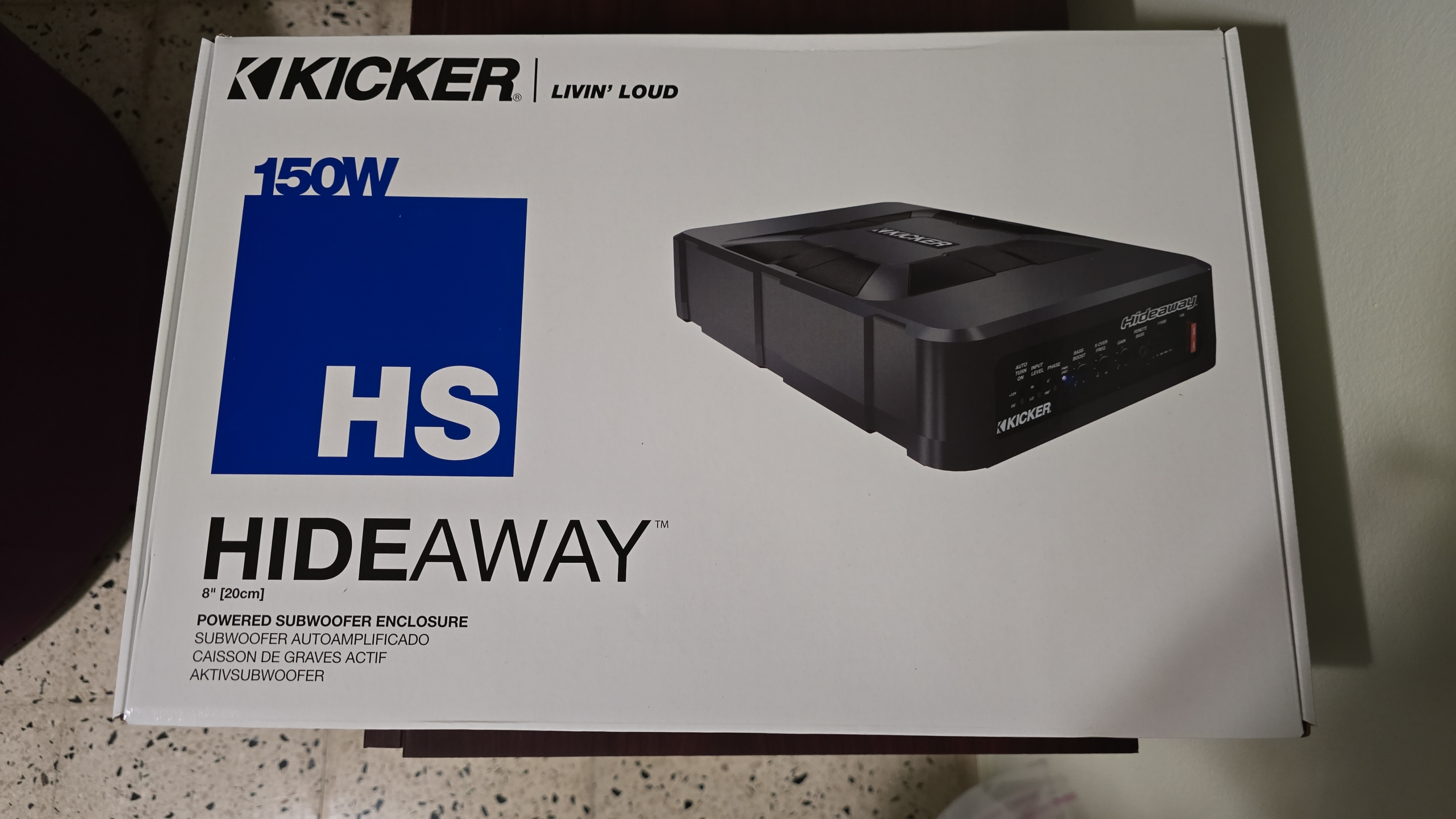 Customer Reviews: Kicker 51HS8 Hideaway™ compact powered