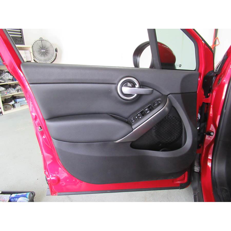 2016 Fiat 500X Front door speaker location