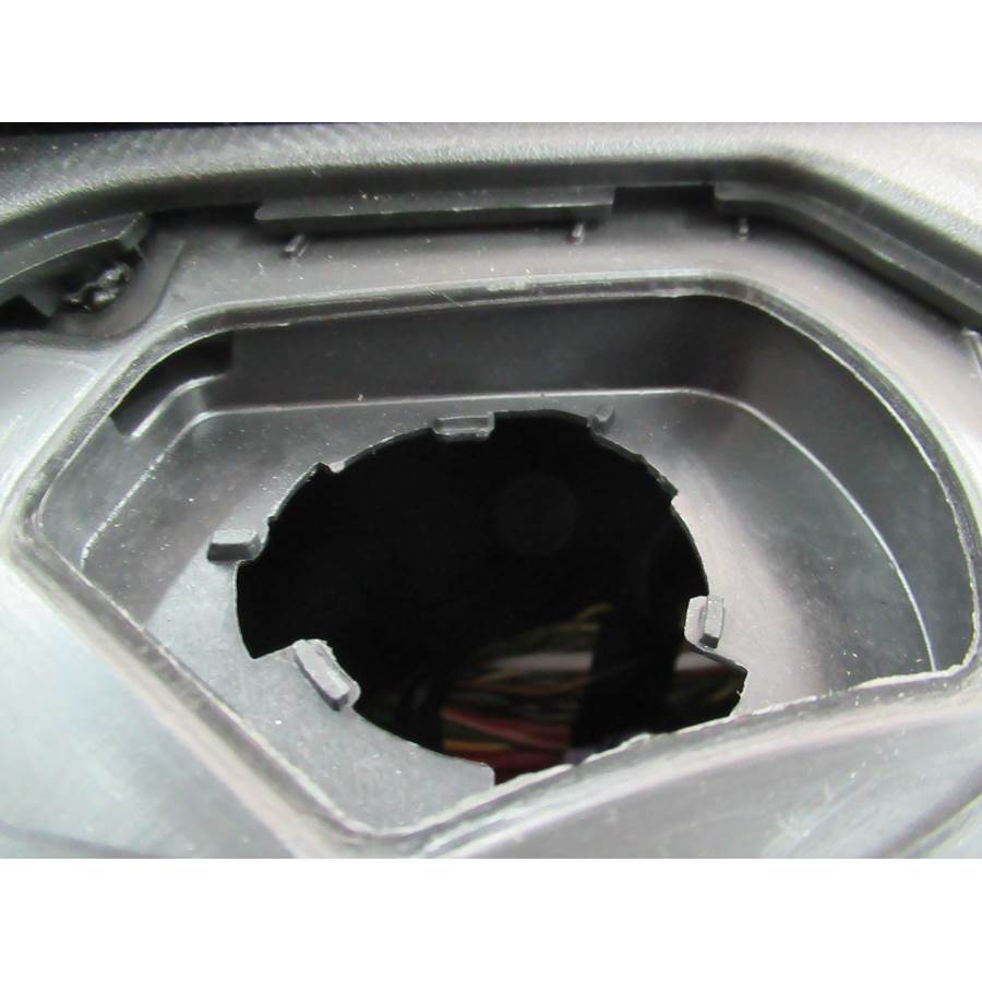 2019 Fiat 500X Dash speaker removed