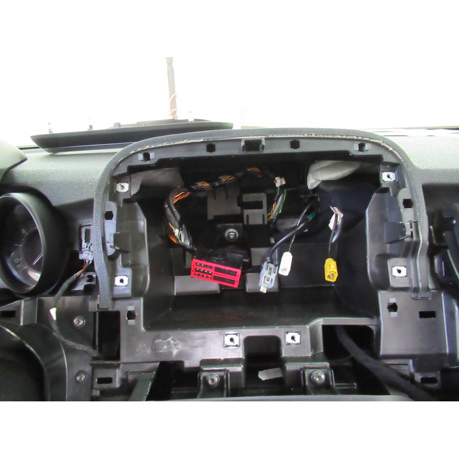 2017 Fiat 500X Factory radio removed