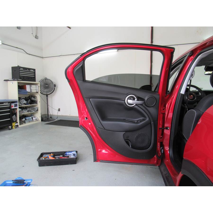 2017 Fiat 500X Rear door speaker location