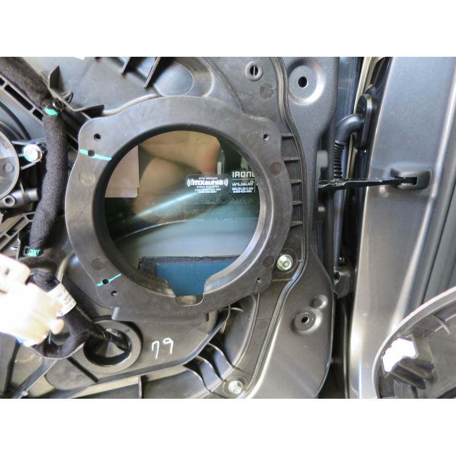 2016 Hyundai Genesis Rear door woofer removed