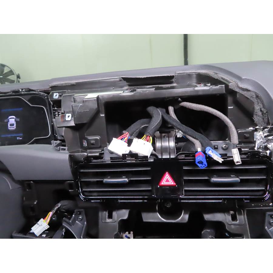 2020 Hyundai Ioniq Hybrid Factory radio removed