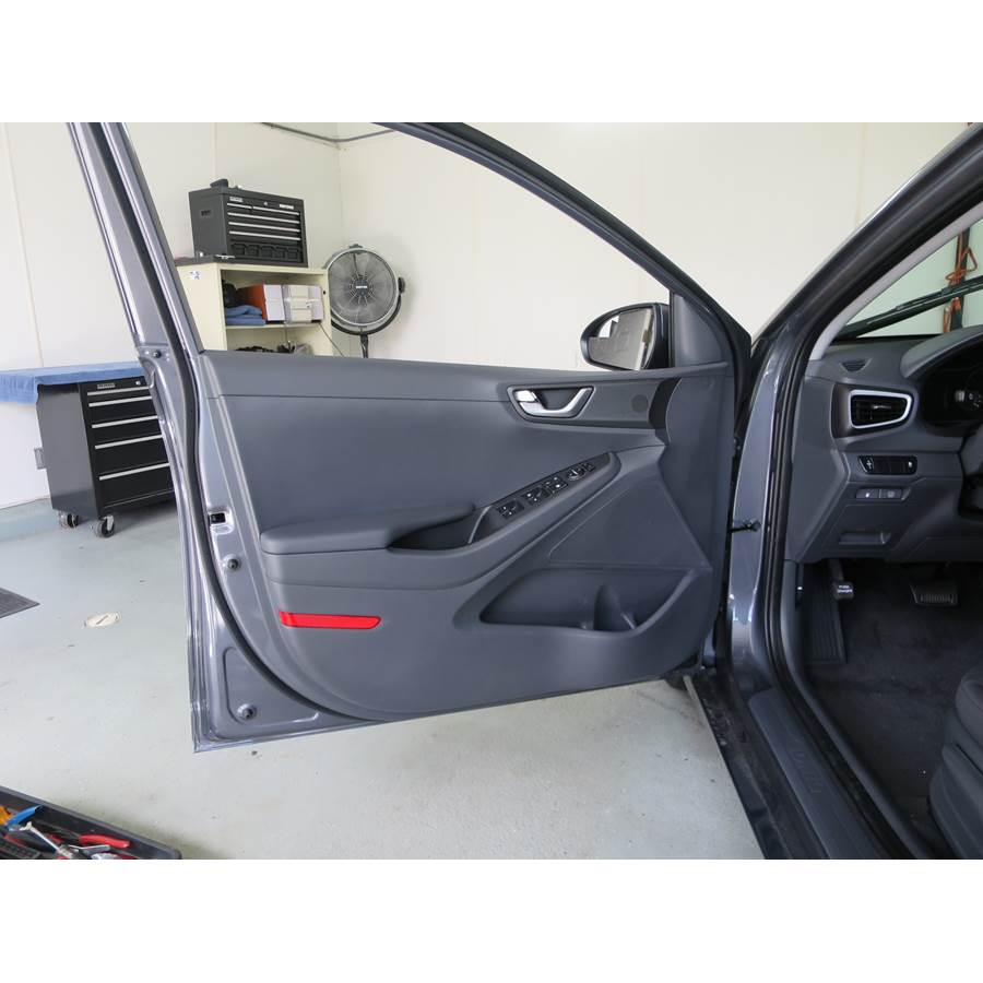 2018 Hyundai Ioniq EV Front door speaker location