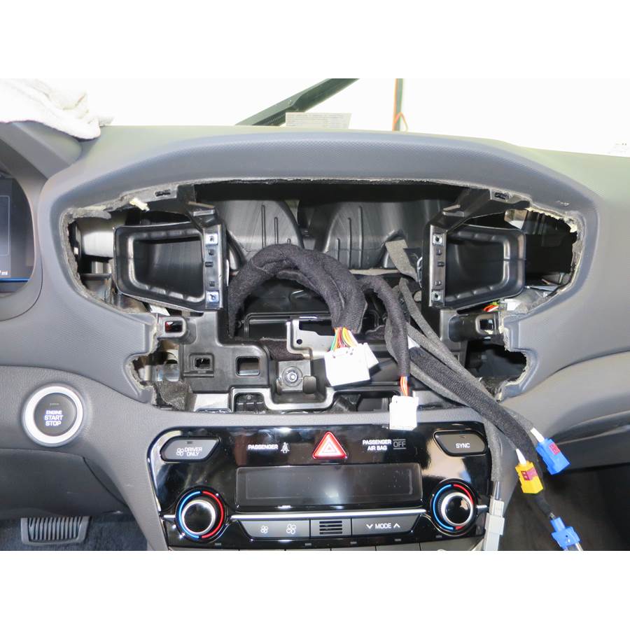 2017 Hyundai Ioniq EV Factory radio removed