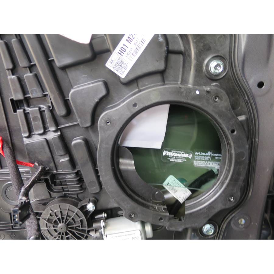 2017 Hyundai Ioniq EV Rear door speaker removed