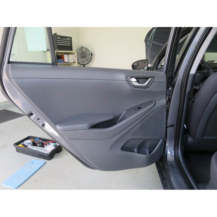 2017 Hyundai Ioniq EV Rear door speaker location