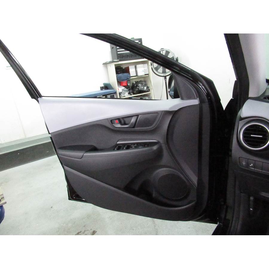 2019 Hyundai Kona Front door speaker location