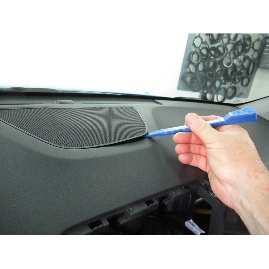 2020 Hyundai Kona Center dash speaker location