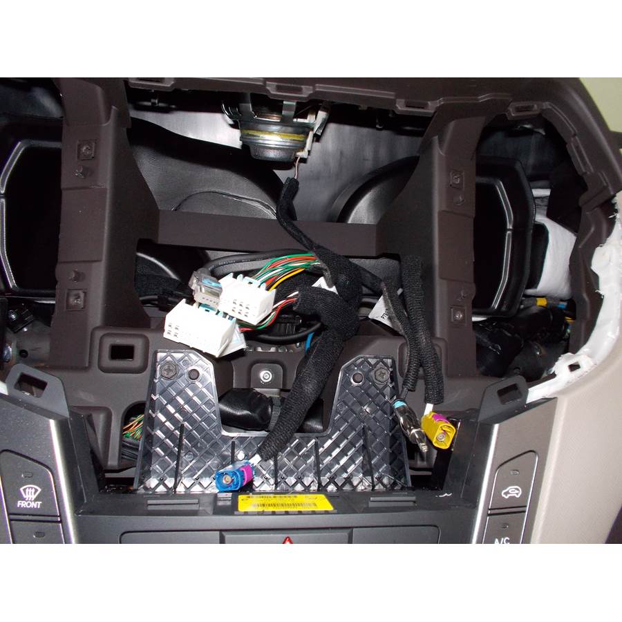 2014 Hyundai Santa Fe Factory radio removed