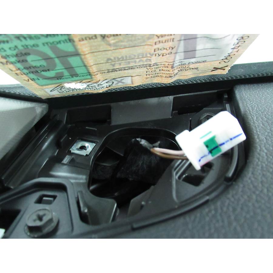 2021 Hyundai Santa Fe Dash speaker removed