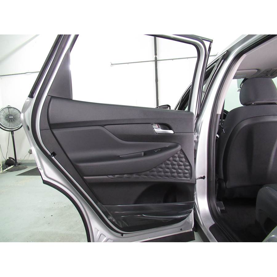 2021 Hyundai Santa Fe Rear door speaker location