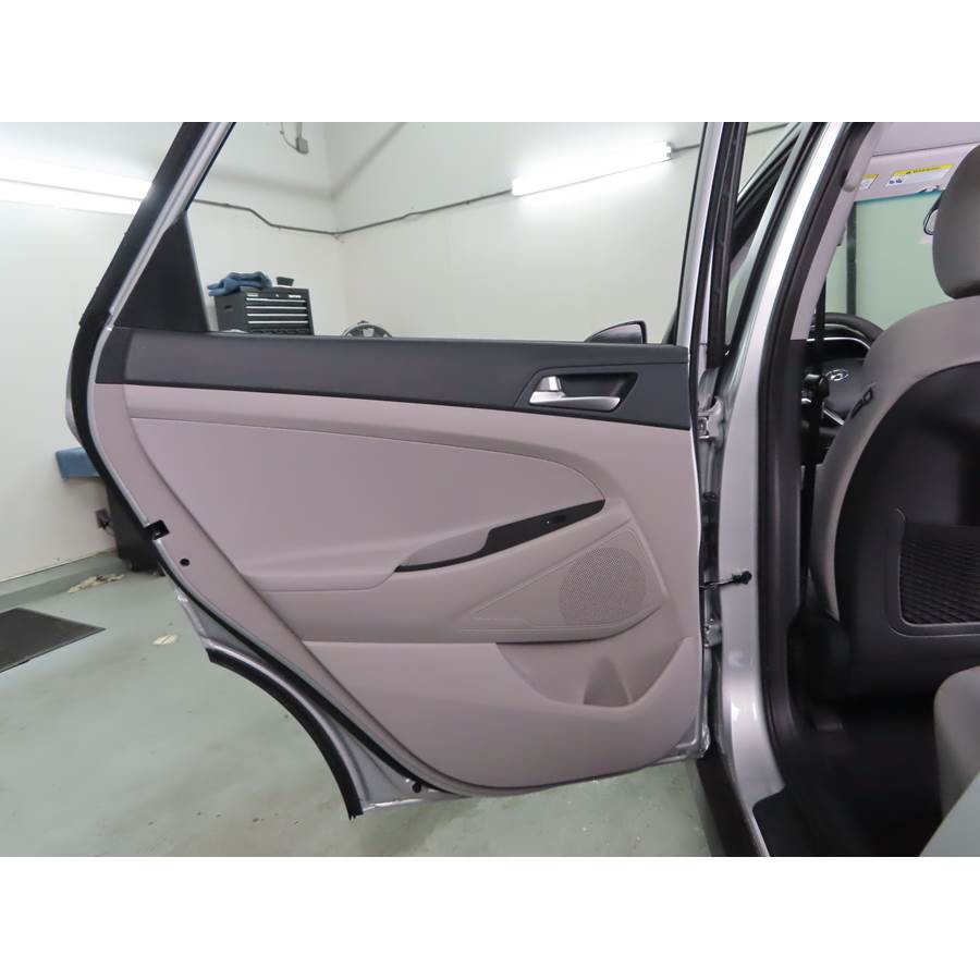 2021 Hyundai Tucson Rear door speaker location