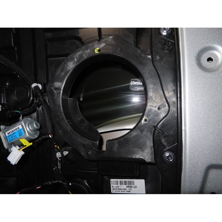 2021 Hyundai Tucson Rear door speaker removed