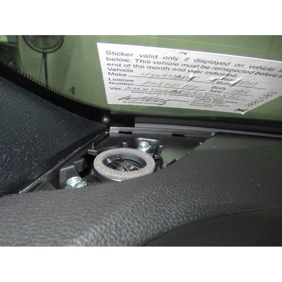 2019 Hyundai Veloster Dash speaker