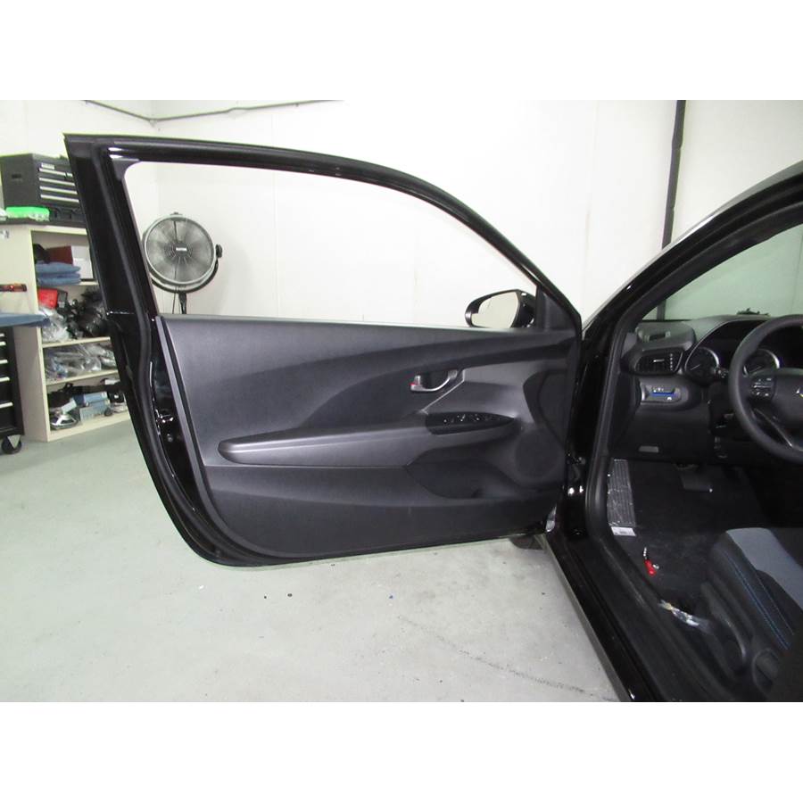 2021 Hyundai Veloster Front door speaker location