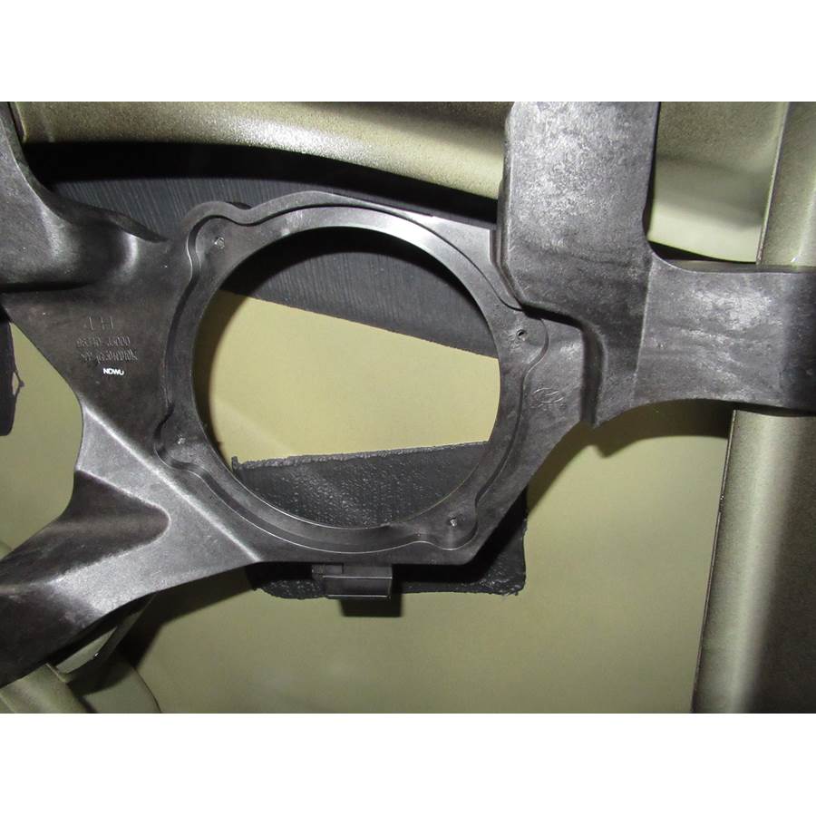 2021 Hyundai Veloster Rear side panel speaker removed