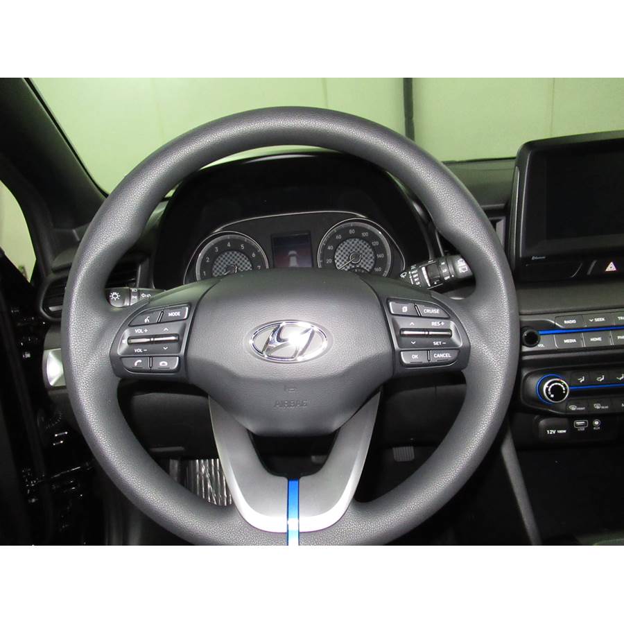 2021 Hyundai Veloster Steering wheel audio controls